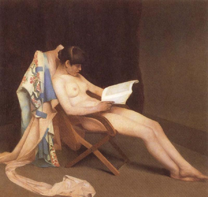 Theodore Roussel The Reading gril oil painting picture